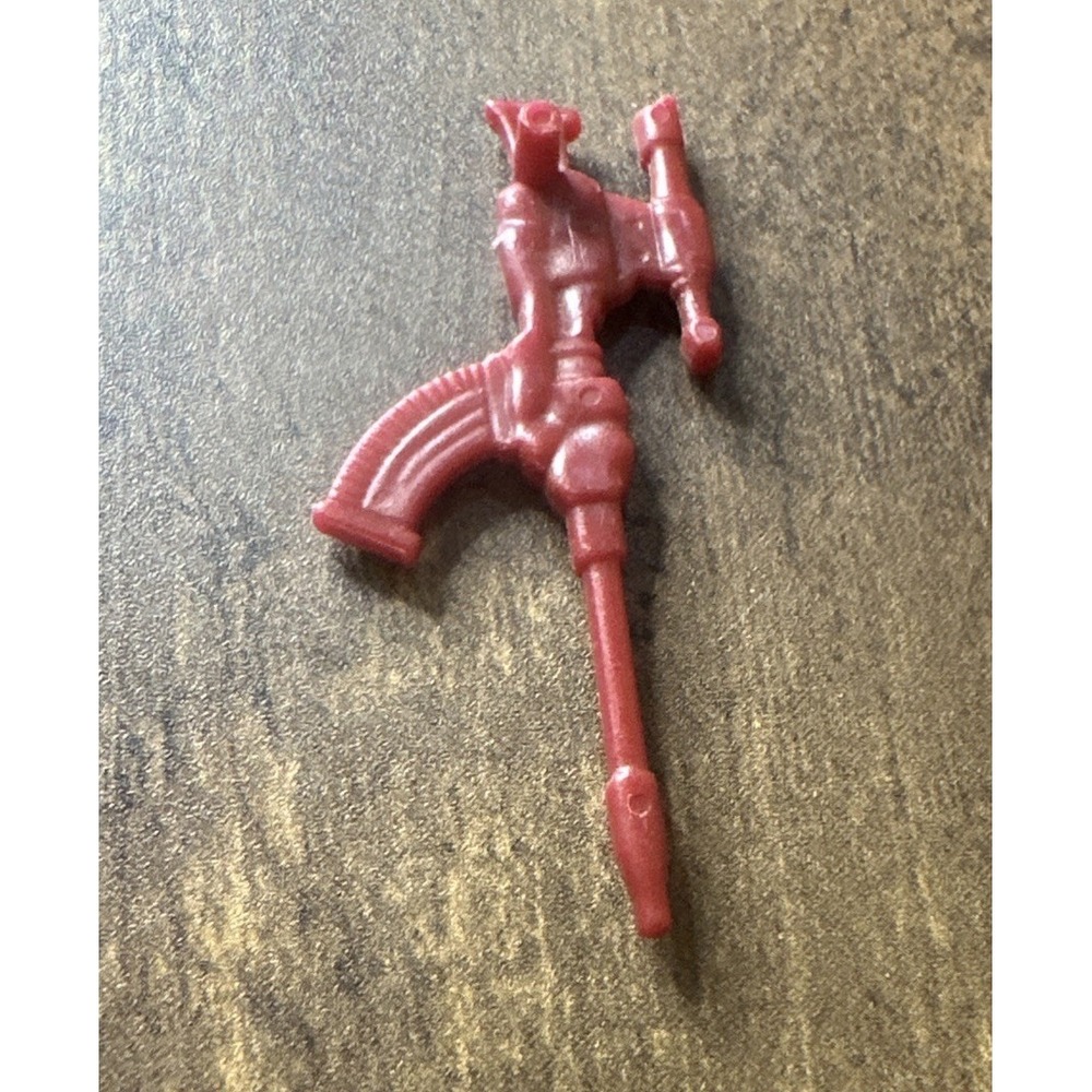 Vtg Rock Lords Boulder RIFLE Gun Power Sword 1985 Rocklords Red Weapon Accessory - Picture 3 of 7